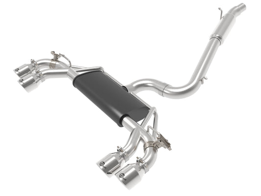 aFe Power MACH Force-Xp 3 IN to 2-1/2 IN 304 Stainless Steel Cat-Back Exhaust System — Volkswagen Golf R 15-19 L4-2.0L (t) — 49-36430-P