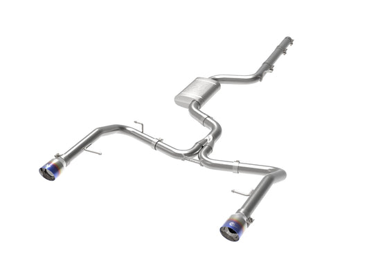 aFe Power MACH Force-Xp 3 IN to 2-1/2 IN 304 Stainless Steel Cat-Back Exhaust System — Volkswagen Jetta GLI (MKVII) 19-21 L4-2.0L (t) — 49-36432-L