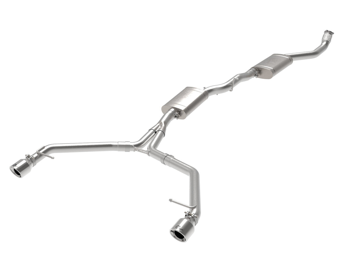aFe Power MACH Force-Xp 3 IN to 2-1/2 IN 304 Stainless Steel Cat-Back Exhaust System — Audi allroad 13-16 L4-2.0L (t) — 49-36438-P