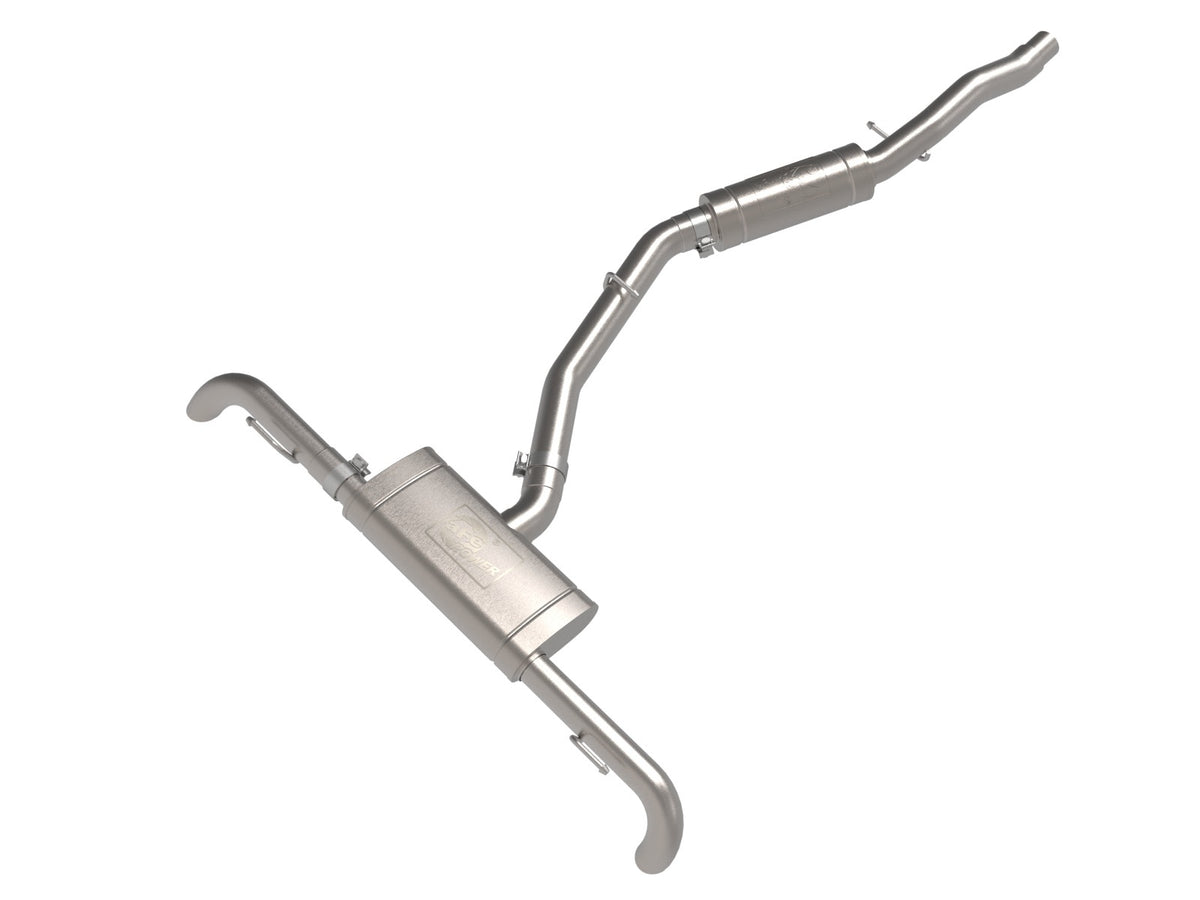 aFe Power MACH Force-Xp 3 IN to 2-1/2 IN 304 Stainless Steel Cat-Back Exhaust System — Audi Q5 17-24 L4-2.0L (t) — 49-36447