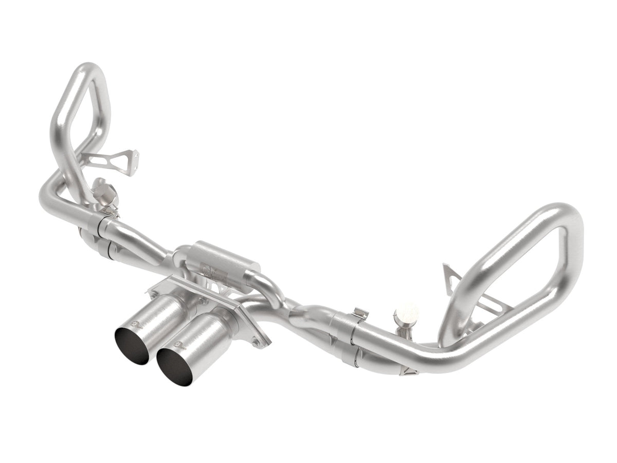 aFe Power MACH Force-Xp 2-1/2 IN to 2 IN 304 Stainless Steel Cat-Back Exhaust System — Porsche 911 GT3 14-19 H6-3.8L/4.0L — 49-36450-H