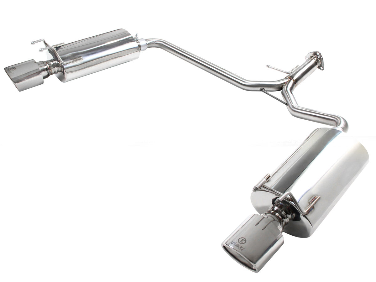 aFe Power Takeda 2-1/4 IN to 1-3/4 IN 304 Stainless Steel Axle-Back Exhaust System — Honda Accord Coupe EX-L 13-16 V6-3.5L — 49-36607