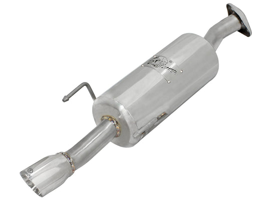 aFe Power Takeda 2 IN 304 Stainless Steel Axle-Back Exhaust System — Honda Fit 07-08 L4-1.5L — 49-36611
