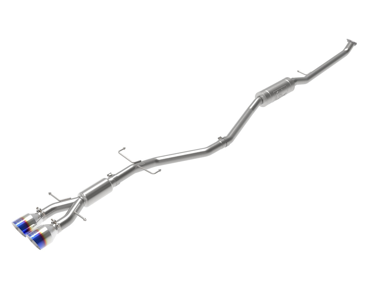 aFe Power Takeda 2-1/2 IN 304 Stainless Steel Cat-Back Exhaust System — Honda Civic Si Sedan 17-20 L4-1.5L (t) — 49-36619-L