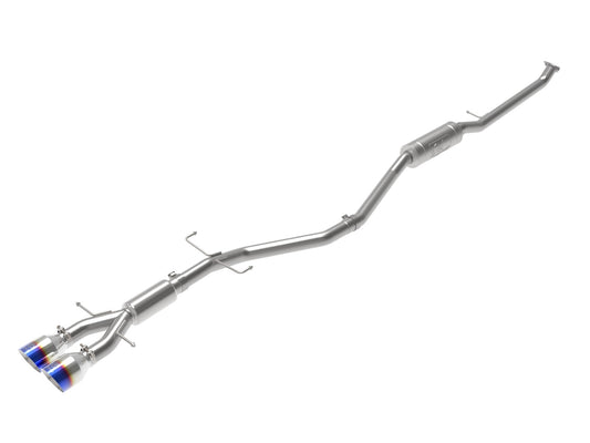 aFe Power Takeda 2-1/2 IN 304 Stainless Steel Cat-Back Exhaust System — Honda Civic Si Sedan 17-20 L4-1.5L (t) — 49-36619-L