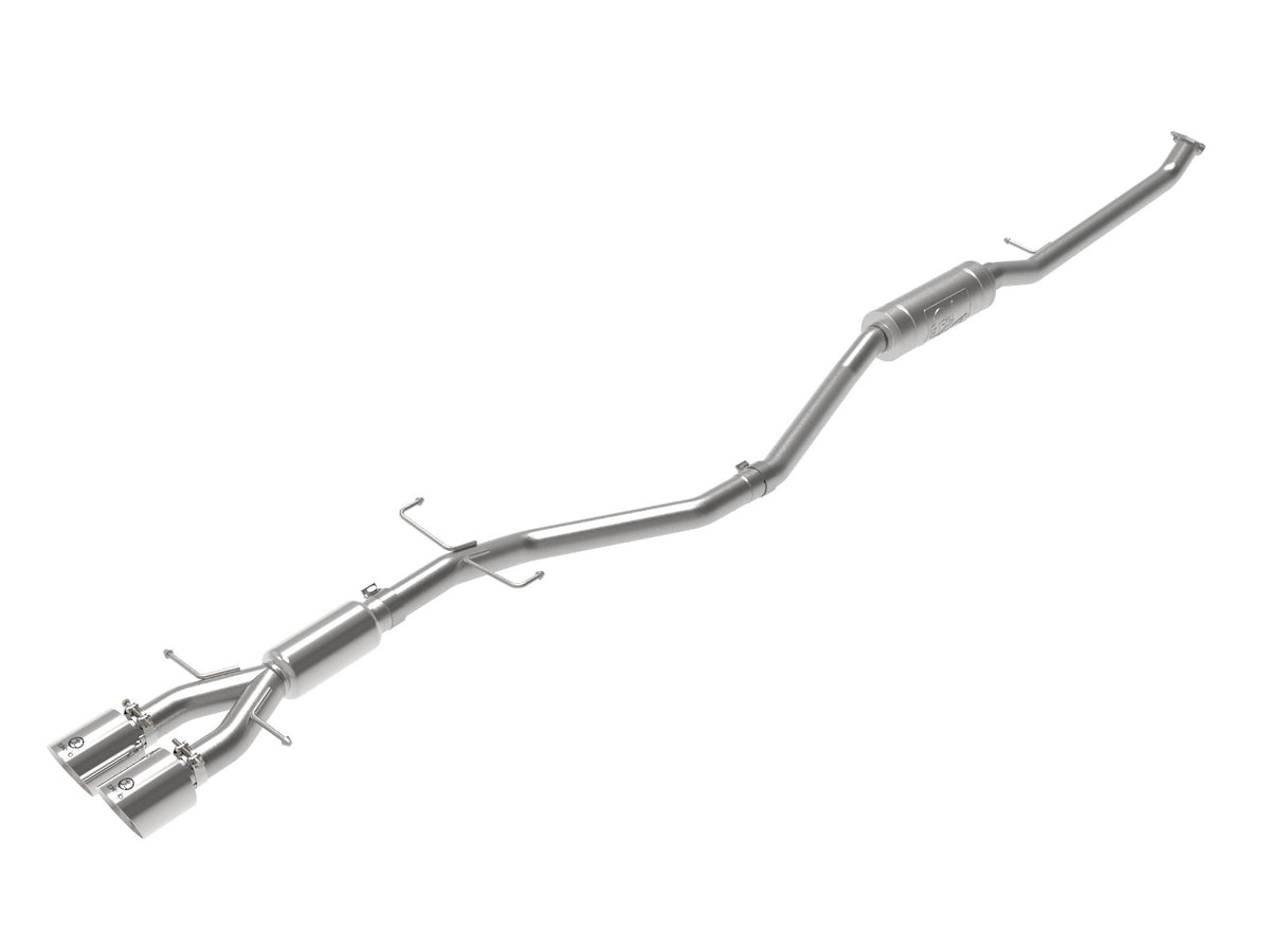 aFe Power Takeda 2-1/2 IN 304 Stainless Steel Cat-Back Exhaust System — Honda Civic Si Sedan 17-20 L4-1.5L (t) — 49-36619-P