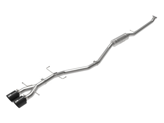 aFe Power Takeda 2-1/2 IN 304 Stainless Steel Cat-Back Exhaust System — Honda Civic Si Sedan 17-20 L4-1.5L (t) — 49-36620-B