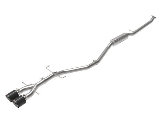 aFe Power Takeda 2-1/2 IN 304 Stainless Steel Cat-Back Exhaust System — Honda Civic Si Sedan 17-20 L4-1.5L (t) — 49-36620-C