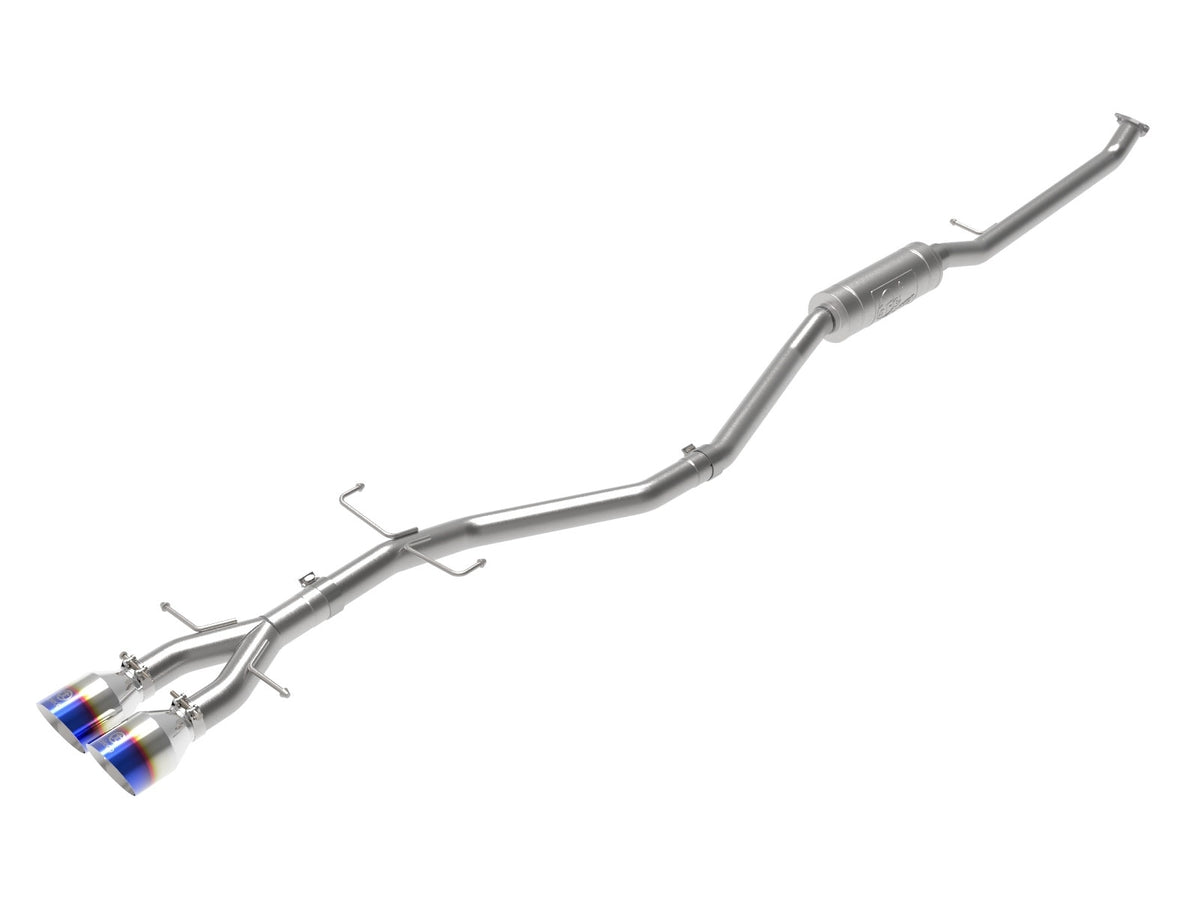 aFe Power Takeda 2-1/2 IN 304 Stainless Steel Cat-Back Exhaust System — Honda Civic Si Sedan 17-20 L4-1.5L (t) — 49-36620-L
