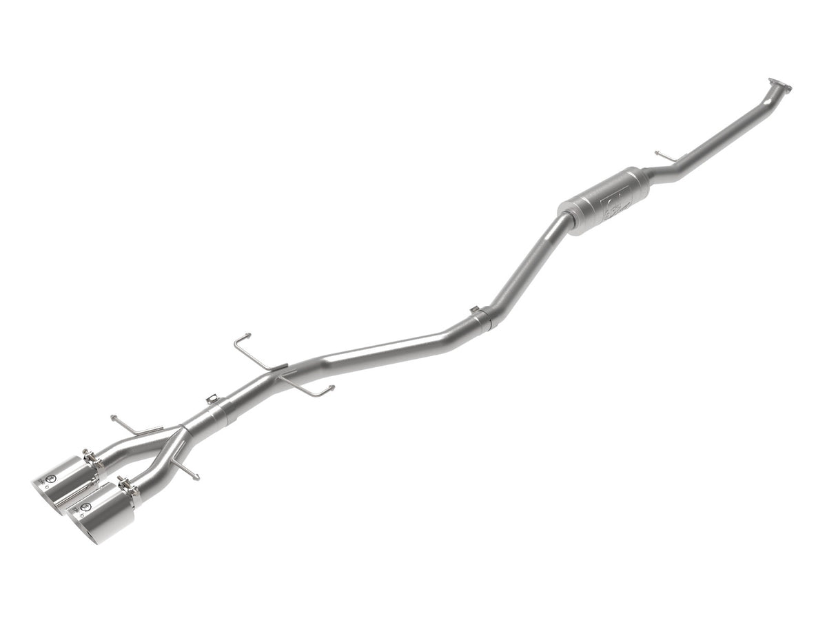 aFe Power Takeda 2-1/2 IN 304 Stainless Steel Cat-Back Exhaust System — Honda Civic Si Sedan 17-20 L4-1.5L (t) — 49-36620-P