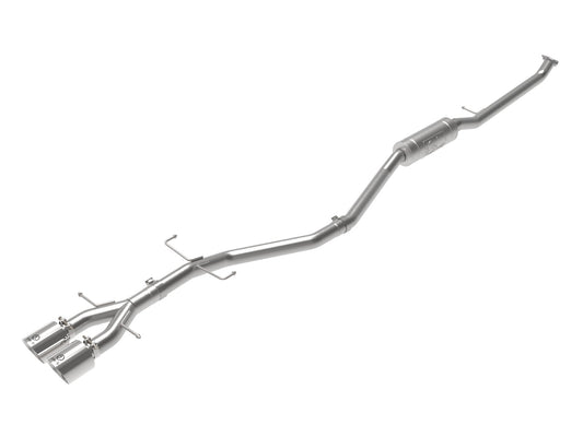 aFe Power Takeda 2-1/2 IN 304 Stainless Steel Cat-Back Exhaust System — Honda Civic Si Sedan 17-20 L4-1.5L (t) — 49-36620-P