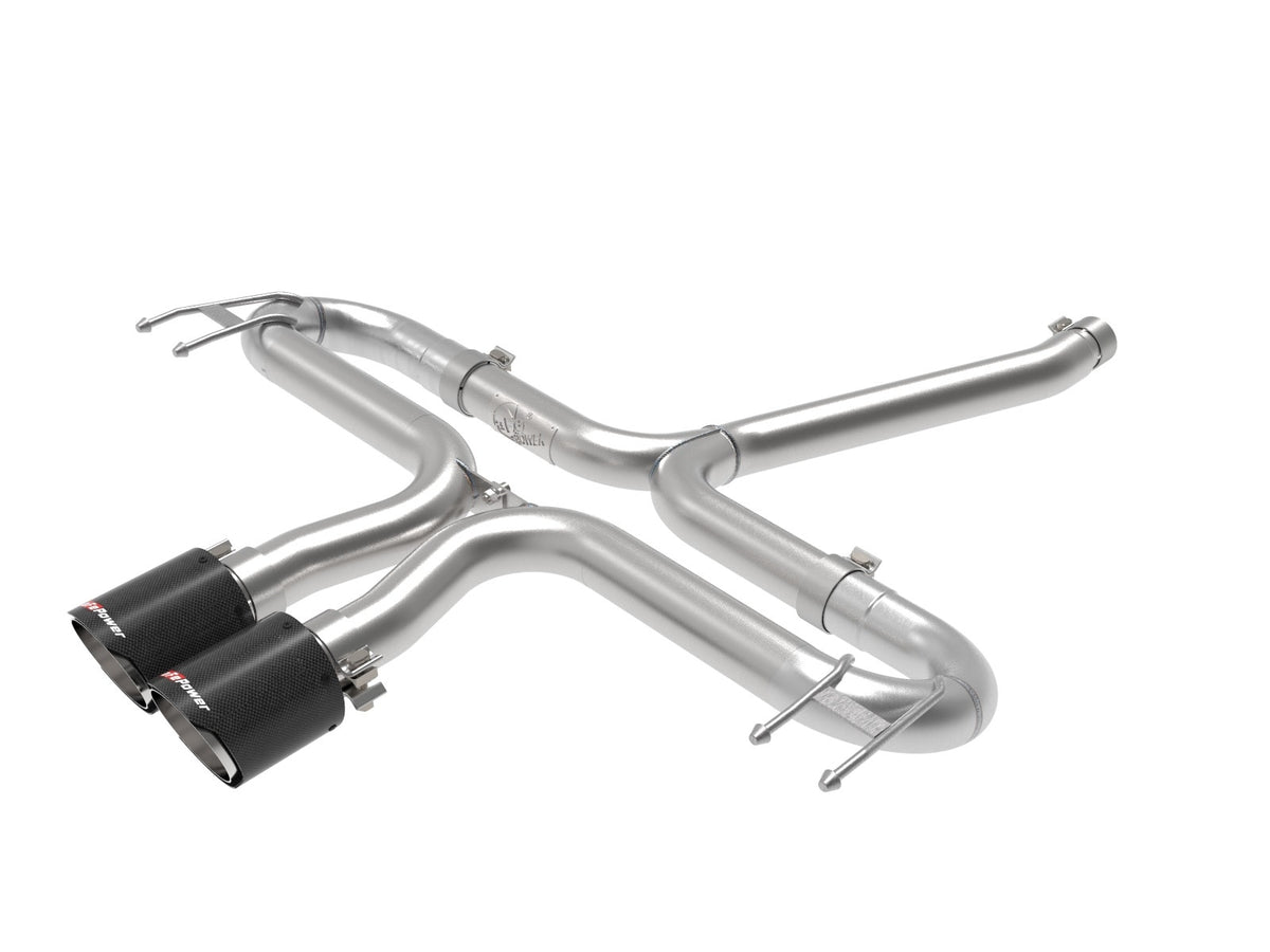 aFe Power Takeda 2-1/2 IN 304 Stainless Steel Axle-Back Exhaust System — Honda Civic Sport 17-21 L4-1.5L (t) — 49-36625-C