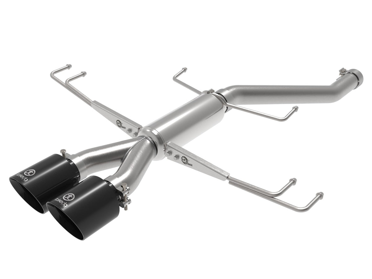 aFe Power Takeda 2-1/2 IN 304 Stainless Steel Axle-Back Exhaust System — Honda Civic Type R 17-21 L4-2.0L (t) — 49-36626-B