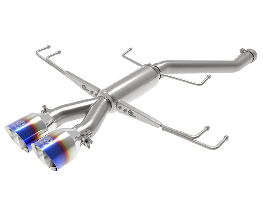 aFe Power Takeda 2-1/2 IN 304 Stainless Steel Axle-Back Exhaust System — Honda Civic Type R 17-21 L4-2.0L (t) — 49-36626-L