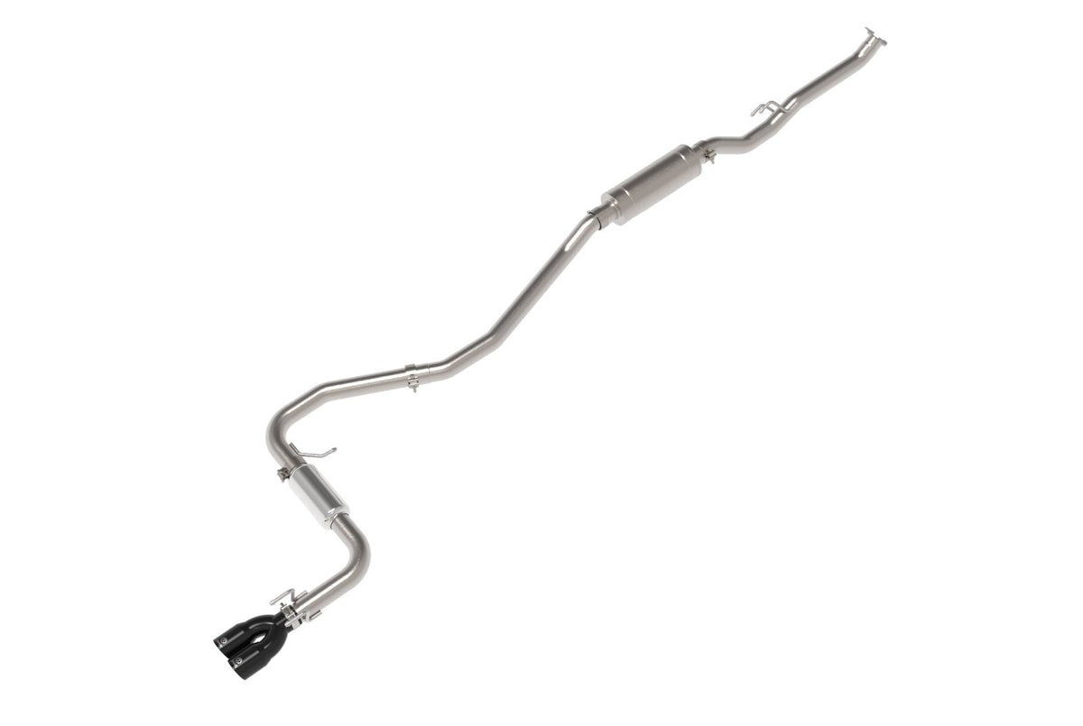 aFe Power Takeda 2-1/2 IN 304 Stainless Steel Cat-Back Exhaust System w/ Black Tip — Honda Civic Sport Hatchback 22-26 L4-2.0L — 49-36631-B