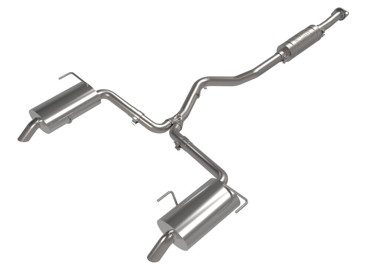 aFe Power Takeda 2-1/2 IN to 2-1/4 IN 304 Stainless Steel Cat-Back Exhaust System — Subaru Outback 20-26 H4-2.4L (t) — 49-36805