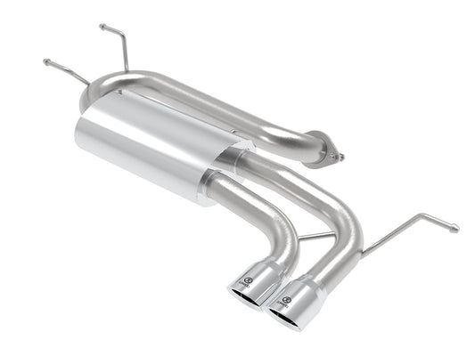 aFe Power Takeda 2-1/2 IN to 2-1/4 IN 304 Stainless Steel Axle-Back Exhaust w/ Polished Tip — Mazda MX-5 Miata (ND) 16-26 L4-2.0L — 49-37004-P
