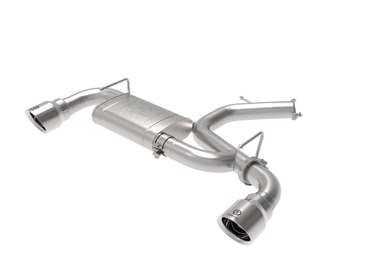 aFe Power Takeda-ST 3 IN 304 Stainless Steel Axle-Back Exhaust System — Hyundai Veloster N 19-20 L4-2.0L (t) — 49-37009-P