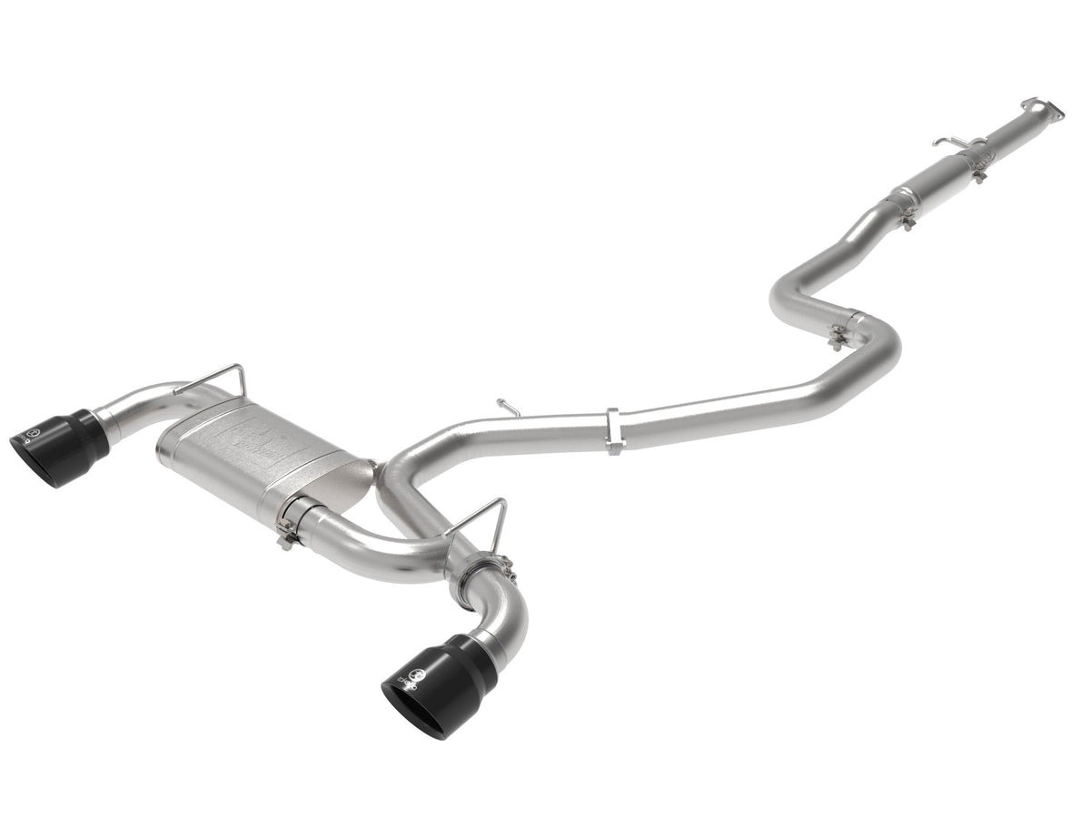 aFe Power Takeda-ST 3 IN 304 Stainless Steel Cat-Back Exhaust System — Hyundai Veloster N 19-20 L4-2.0L (t) — 49-37010-B
