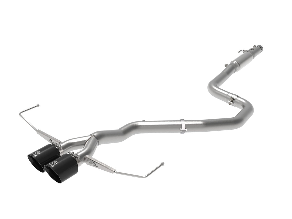 aFe Power Takeda 3 IN to 2-1/2 IN 304 Stainless Steel Cat-Back Exhaust System — Hyundai Veloster 19-21 L4-1.6L (t) — 49-37011-B