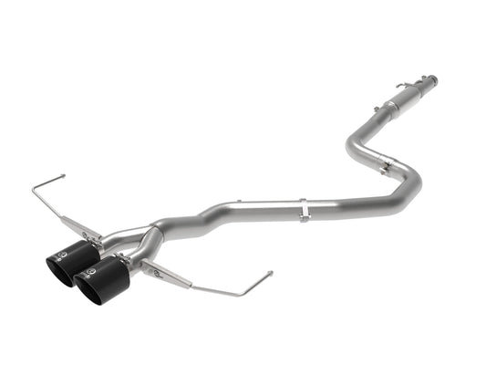 aFe Power Takeda 3 IN to 2-1/2 IN 304 Stainless Steel Cat-Back Exhaust System — Hyundai Veloster 19-21 L4-1.6L (t) — 49-37011-B