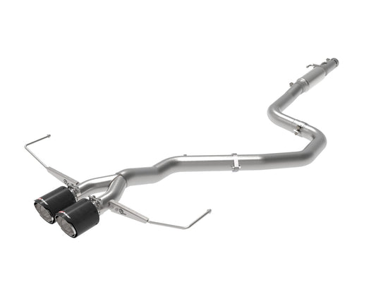 aFe Power Takeda 3 IN to 2-1/2 IN 304 Stainless Steel Cat-Back Exhaust System — Hyundai Veloster 19-21 L4-1.6L (t) — 49-37011-C