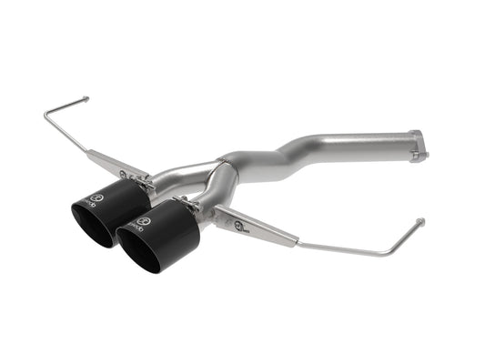 aFe Power Takeda 3 IN to 2-1/2 IN 304 Stainless Steel Axle-Back Exhaust System — Hyundai Veloster 19-21 L4-1.6L (t) — 49-37012-B
