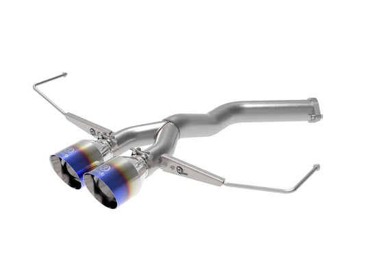 aFe Power Takeda 3 IN to 2-1/2 IN 304 Stainless Steel Axle-Back Exhaust System — Hyundai Veloster 19-21 L4-1.6L (t) — 49-37012-L