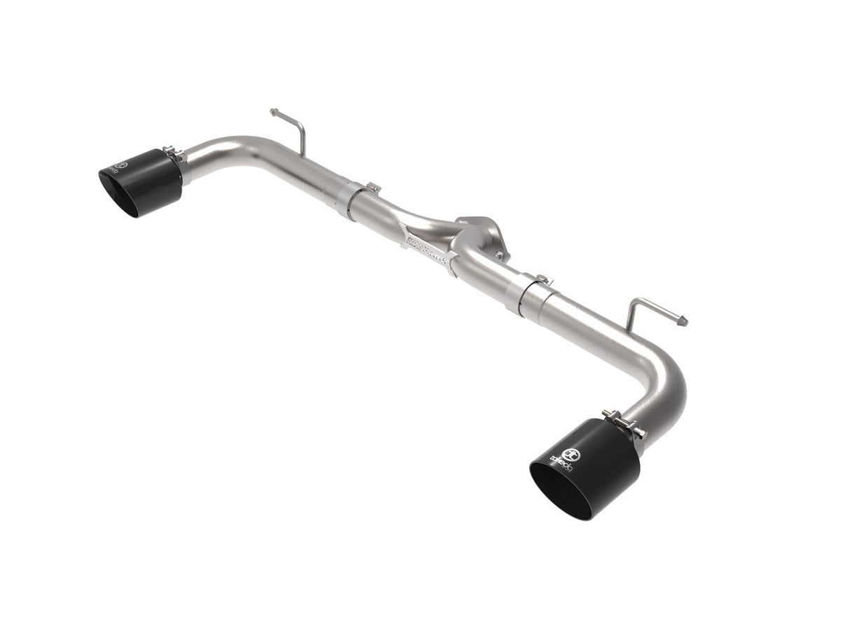 aFe Power Takeda 2-1/2 IN 304 Stainless Steel Axle-Back Exhaust System — Mazda 3 Hatchback 14-18 L4-2.0/2.5L — 49-37014-B