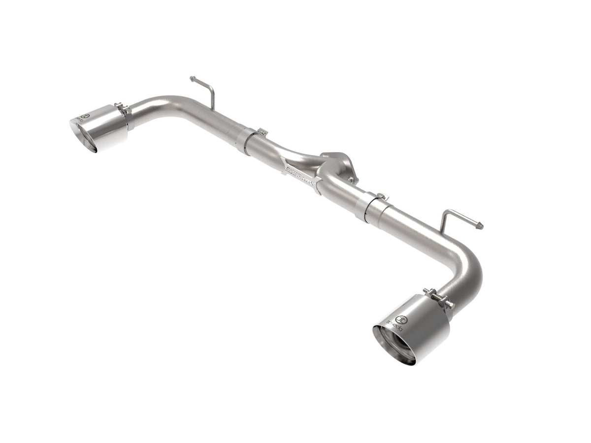 aFe Power Takeda 2-1/2 IN 304 Stainless Steel Axle-Back Exhaust System — Mazda 3 Hatchback 14-18 L4-2.0/2.5L — 49-37014-P