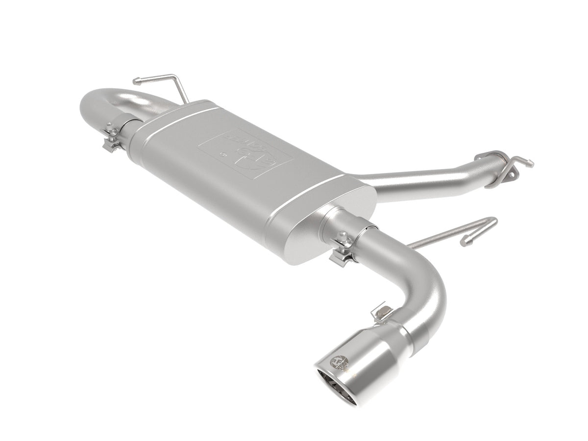 aFe Power Takeda 2-1/2 IN 304 Stainless Steel Axle-Back Exhaust System w/ Polished Tip — Hyundai Kona 18-23 L4-1.6L (t) — 49-37017-P