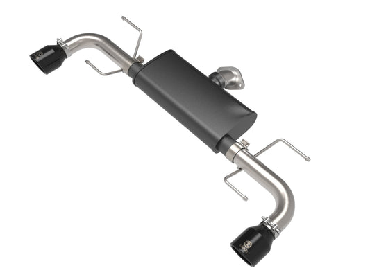 aFe Power Takeda 2-1/2 IN 304 Stainless Steel Axle-Back Exhaust System w/ Black Tip — Mazda CX-5 17-25 L4-2.5/2.5L (t) — 49-37021-B
