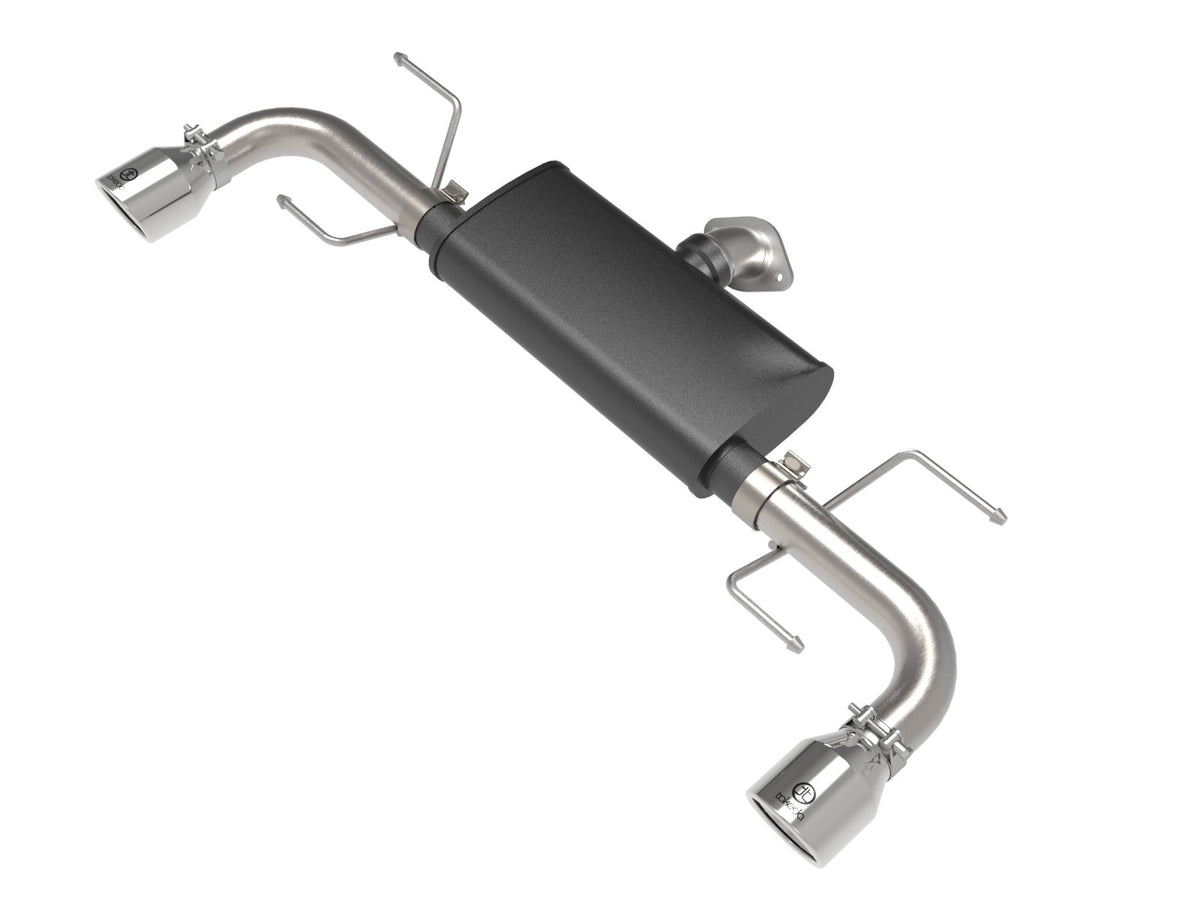 aFe Power Takeda 2-1/2 IN 304 Stainless Steel Axle-Back Exhaust System w/ Polished Tip — Mazda CX-5 17-25 L4-2.5/2.5L (t) — 49-37021-P