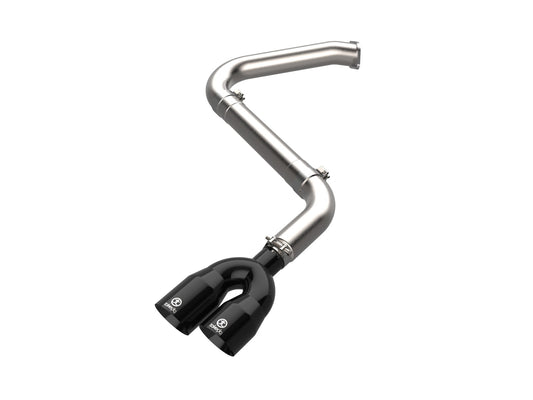 aFe Power Takeda 3 IN 304 Stainless Steel Axle-Back Exhaust System w/ Black Tip — Hyundai Elantra N Line 21-26 L4-1.6L (t) — 49-37045-B