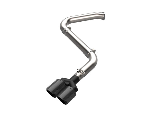 aFe Power Takeda 3 IN 304 Stainless Steel Axle-Back Exhaust System w/ Carbon Tip — Hyundai Elantra N Line 21-26 L4-1.6L (t) — 49-37045-C