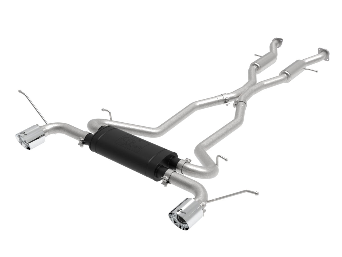 aFe Power Vulcan Series 2-1/2 IN 304 Stainless Steel Cat-Back Exhaust System — Jeep Grand Cherokee (WK2) 14-21 V6-3.6L/11-21 V8-5.7L — 49-38085-P