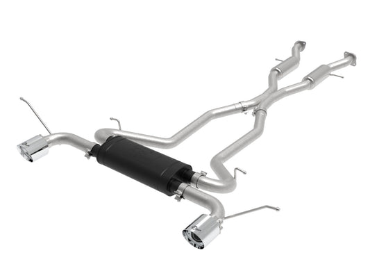 aFe Power Vulcan Series 2-1/2 IN 304 Stainless Steel Cat-Back Exhaust System — Jeep Grand Cherokee (WK2) 14-21 V6-3.6L/11-21 V8-5.7L — 49-38085-P