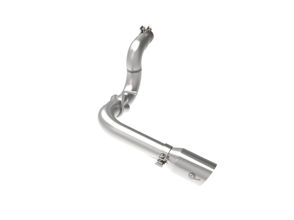 aFe Power Large Bore-HD 3 IN 304 Stainless Steel DPF-Back Exhaust System — Jeep Wrangler (JL) 20-23 V6-3.0L (td) EcoDiesel — 49-38092-P