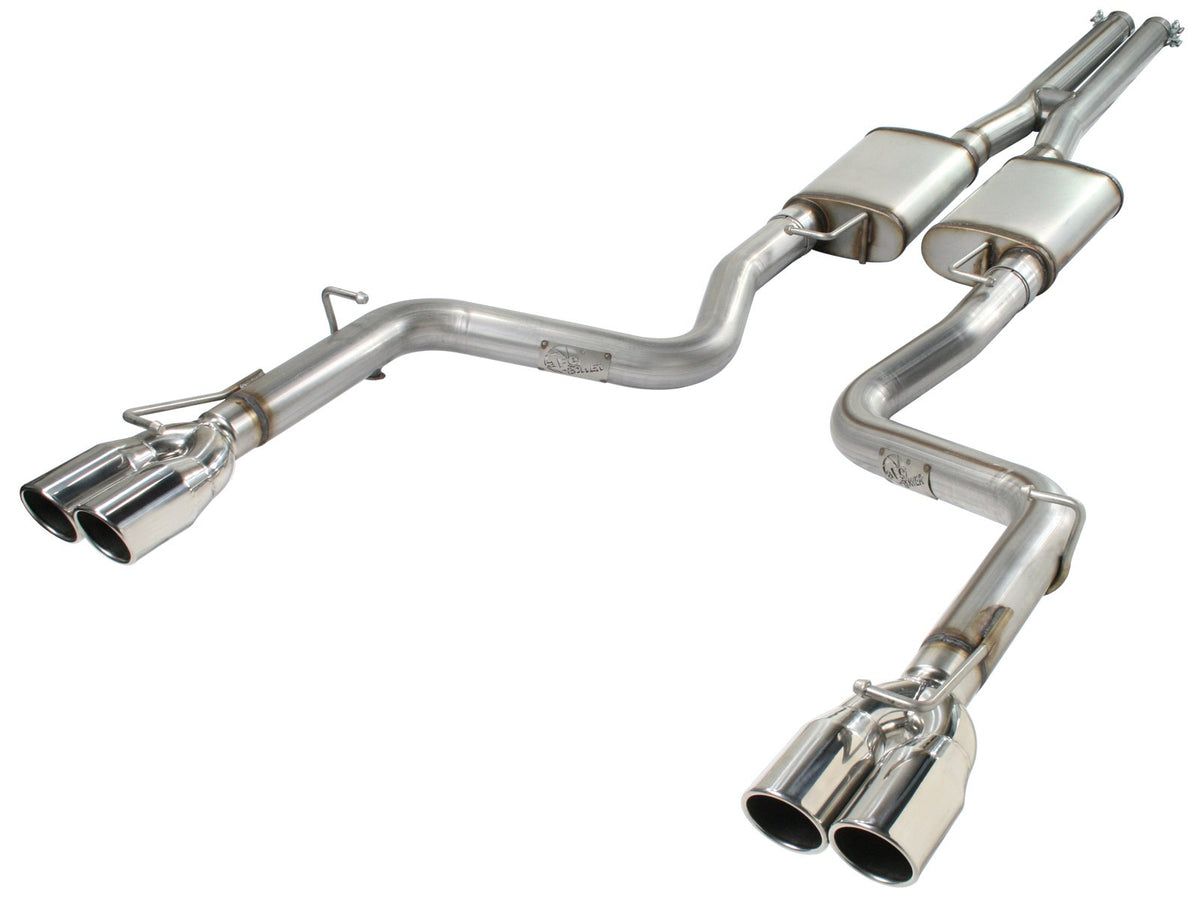 aFe Power MACH Force-Xp 3 IN 409 Stainless Steel Cat-Back Exhaust System — Dodge Challenger R/T 09-14 V8-5.7L — 49-42017