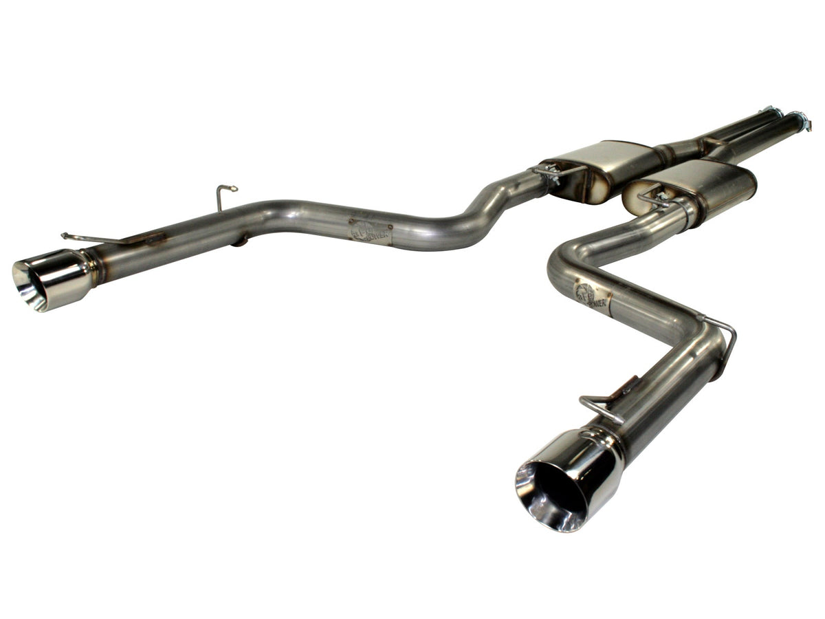 aFe Power MACH Force-Xp 3 IN 409 Stainless Steel Cat-Back Exhaust System — Dodge Magnum R/T / Charger R/T / Chrysler 300C 05-10 V8-5.7L — 49-42024