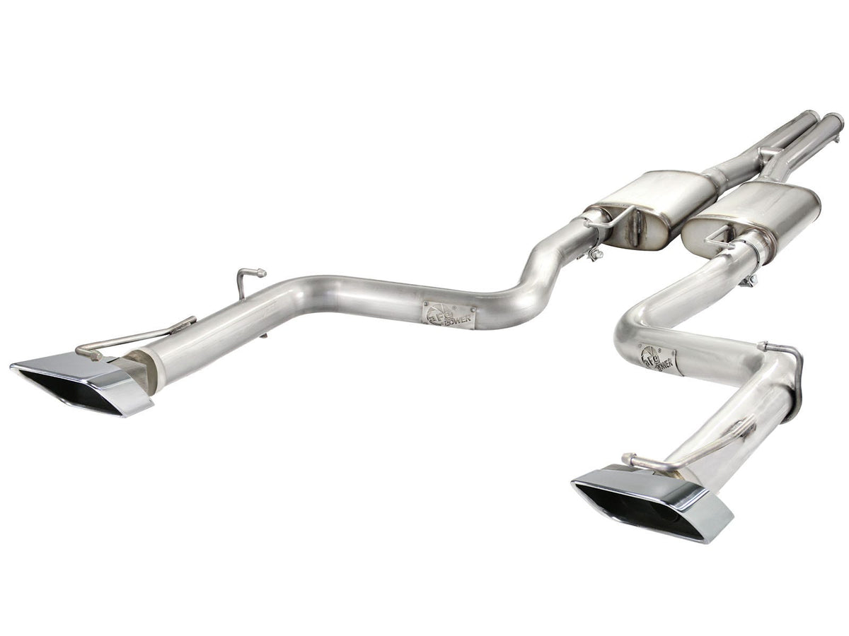 aFe Power MACH Force-Xp 3 IN 409 Stainless Steel Cat-Back Exhaust System — Dodge Challenger SRT-8 08-14 V8-6.1/6.4L — 49-42028