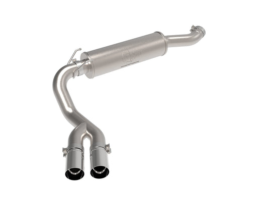 aFe Power Rebel Series 3-1/2 IN Stainless Steel Cat-Back Exhaust System w/ Polished Tip — RAM Trucks 19-22 V8-6.4L HEMI — 49-42082-P