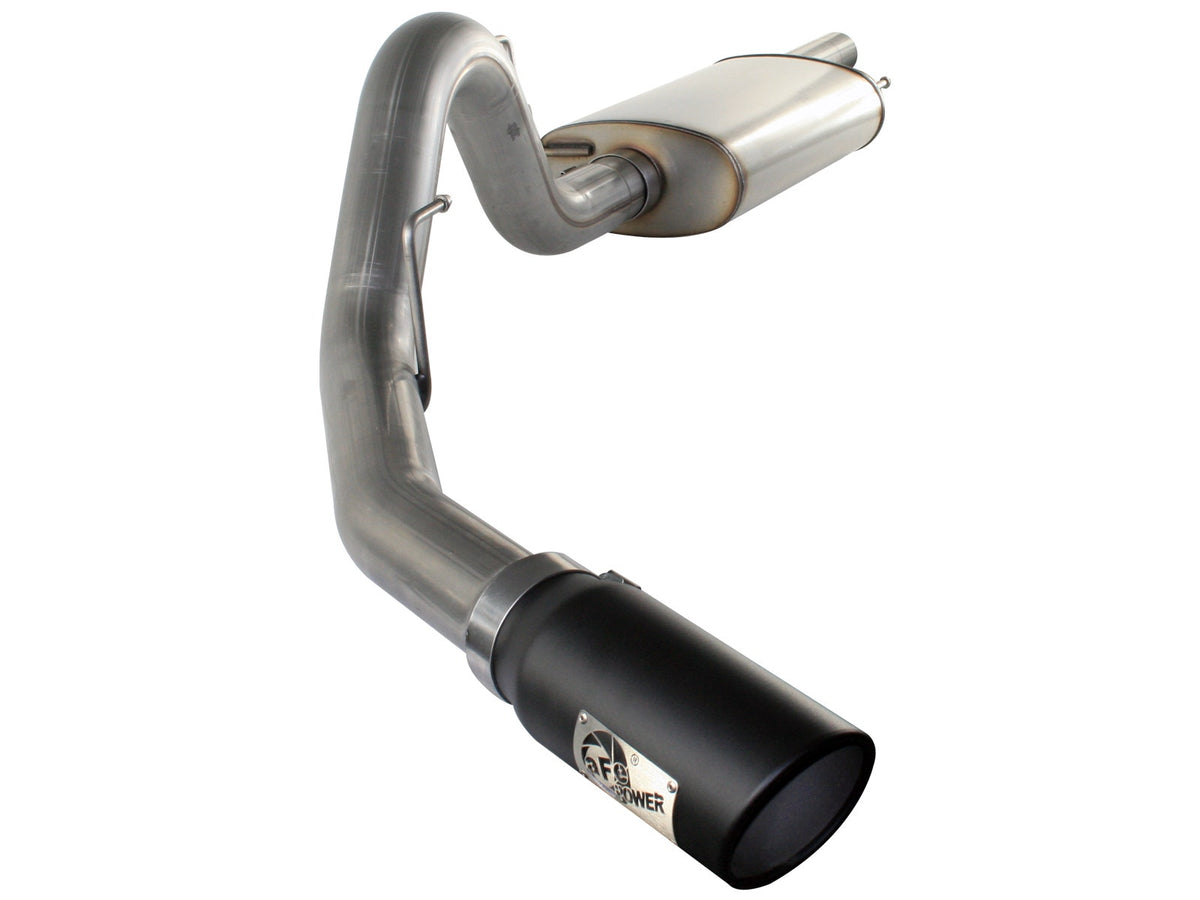 aFe Power MACH Force-Xp 3-1/2 IN 409 Stainless Steel Cat-Back Exhaust System — Ford F-150 Raptor 10-14 V8-6.2L — 49-43037-B