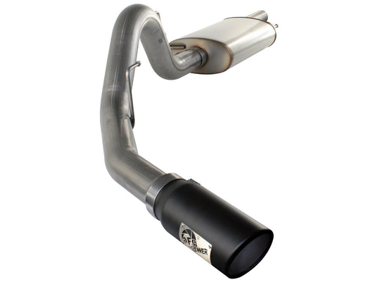 aFe Power MACH Force-Xp 3-1/2 IN 409 Stainless Steel Cat-Back Exhaust System — Ford F-150 Raptor 10-14 V8-6.2L — 49-43037-B