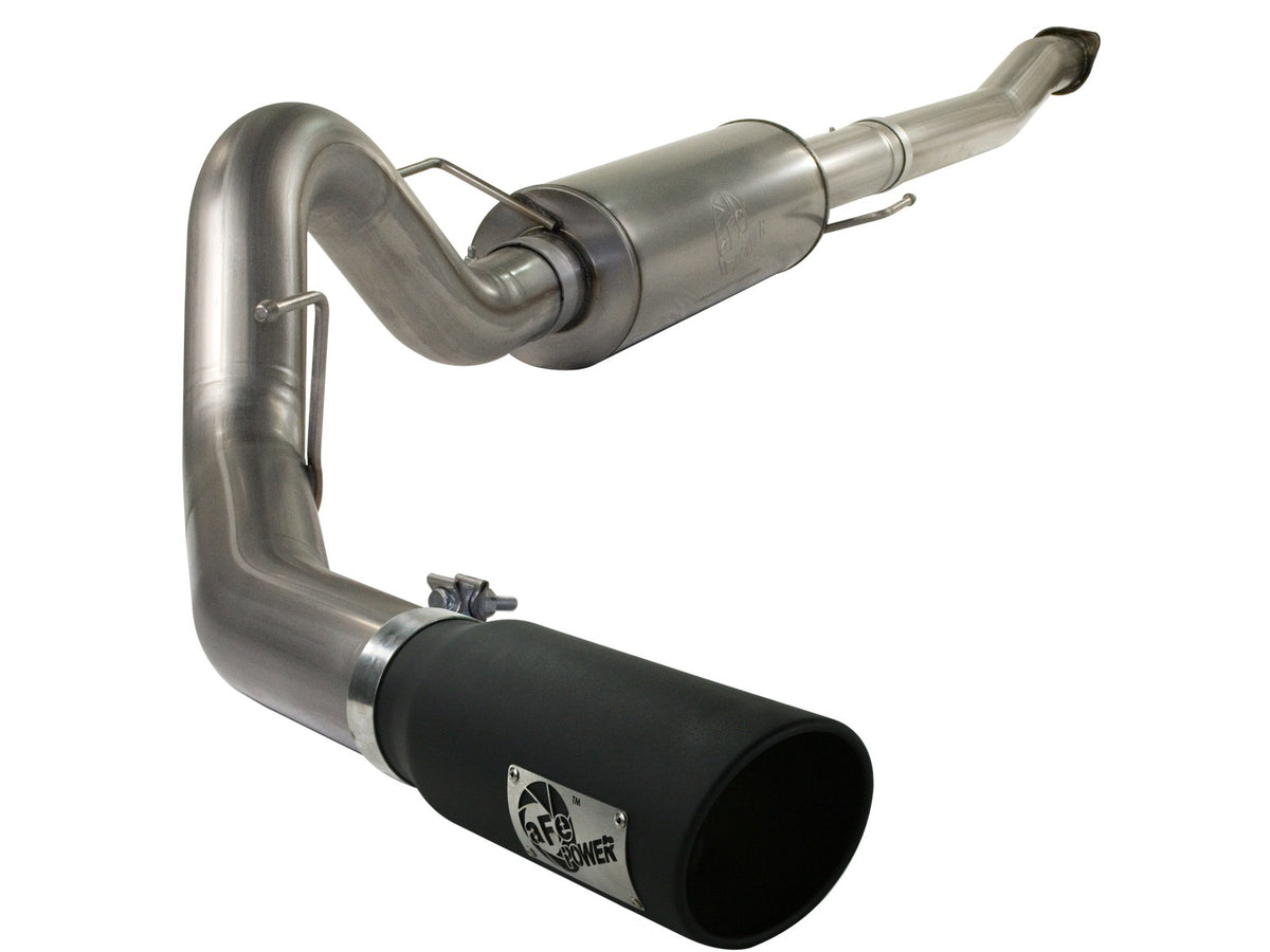 aFe Power MACH Force-Xp 4 IN 409 Stainless Steel Cat-Back Exhaust System — Ford F-150 11-14 V6-3.5L (tt) — 49-43041-B
