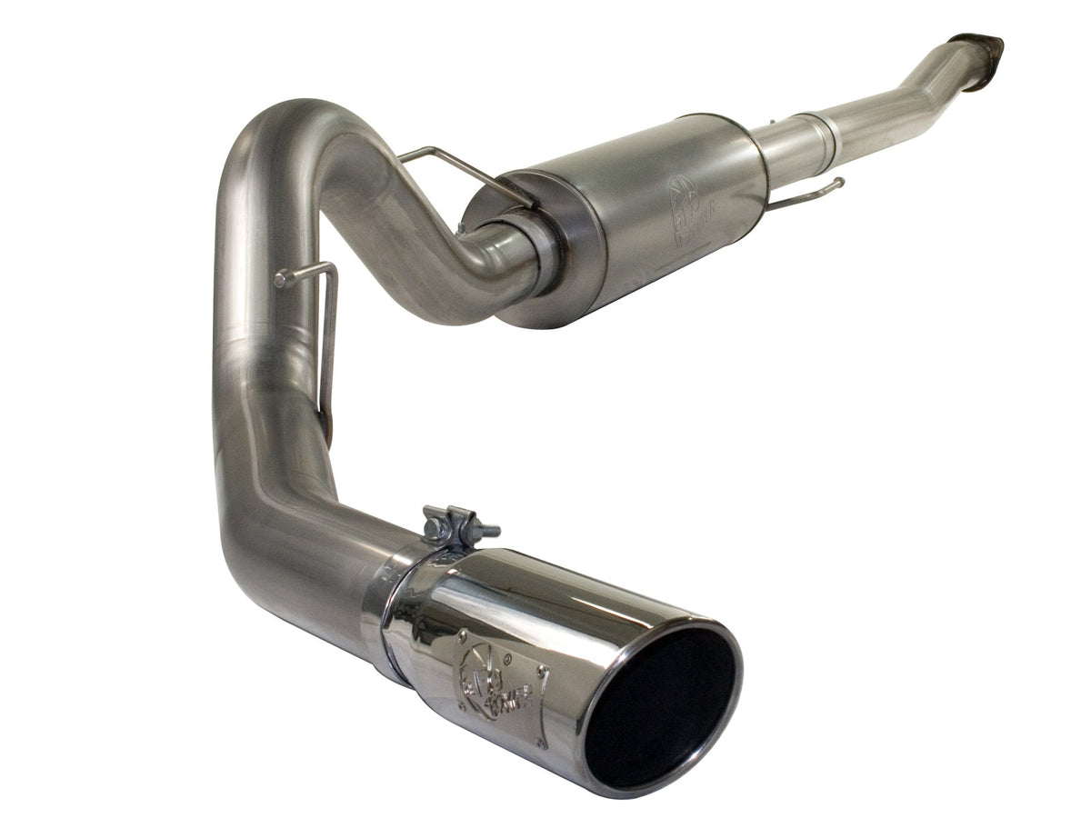 aFe Power MACH Force-Xp 4 IN 409 Stainless Steel Cat-Back Exhaust System — Ford F-150 11-14 V6-3.5L (tt) — 49-43041-P