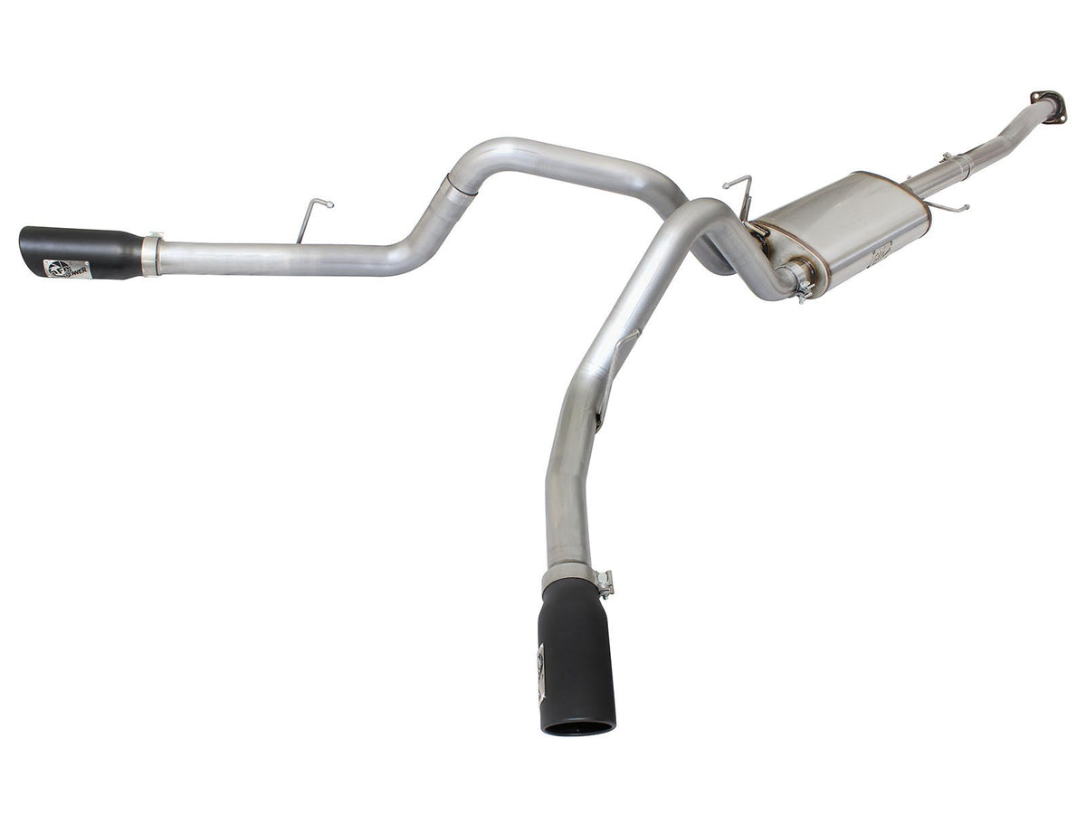 aFe Power MACH Force-Xp 3 IN 409 Stainless Steel Cat-Back Exhaust System — Ford F-150 15-20 V8-5.0L — 49-43074-B