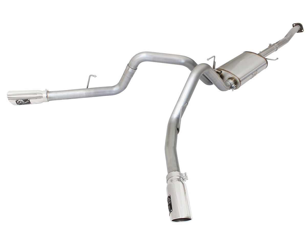 aFe Power MACH Force-Xp 3 IN 409 Stainless Steel Cat-Back Exhaust System — Ford F-150 15-20 V8-5.0L — 49-43074-P