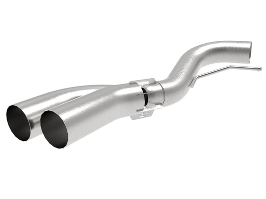 aFe Power Rebel Series 3-1/2 IN 409 Stainless Steel DPF-Back Exhaust System — Ford F-150 18-21 V6-3.0L (td) — 49-43108-H