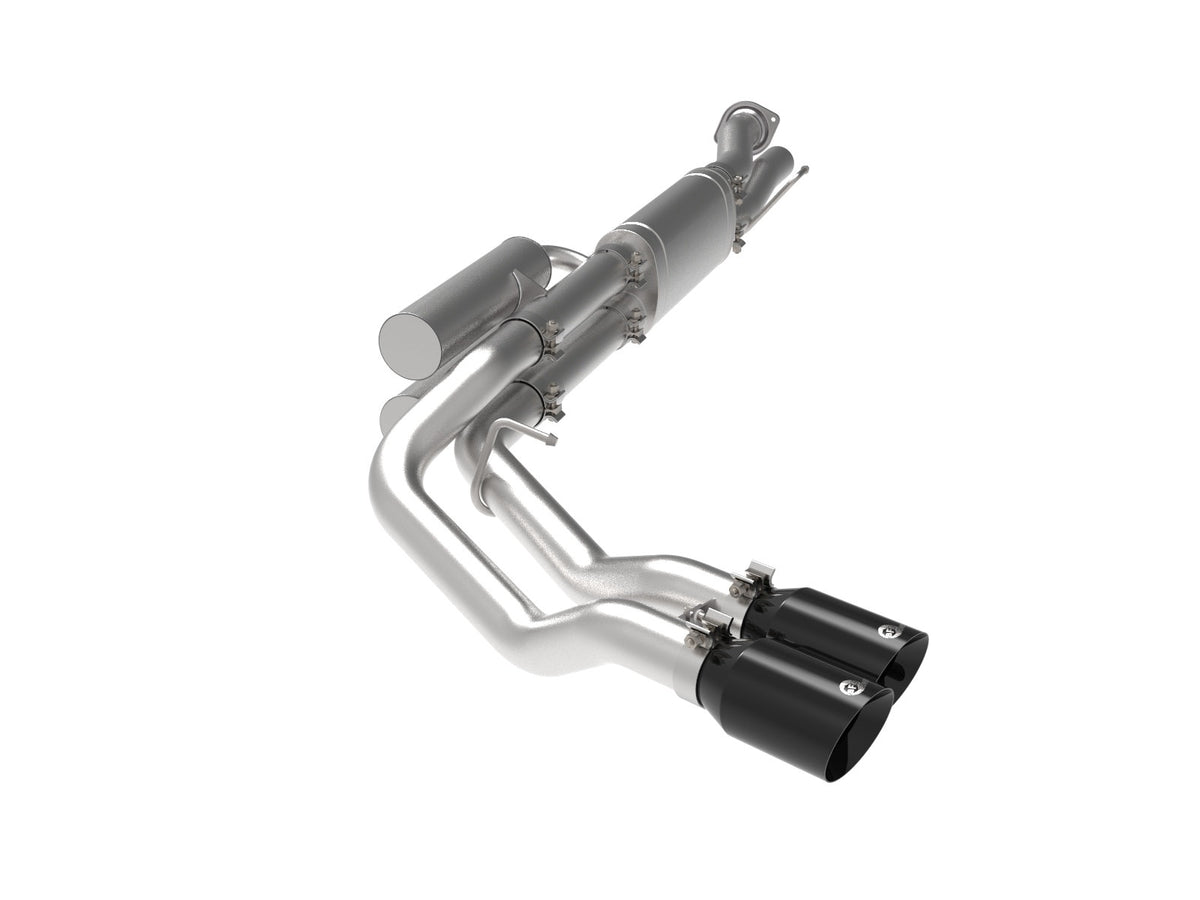 aFe Power Rebel Series 3 IN 409 Stainless Steel Cat-Back Exhaust System — Ford F-250/F-350 17-26 V8-6.2/6.8/7.3L — 49-43117-B